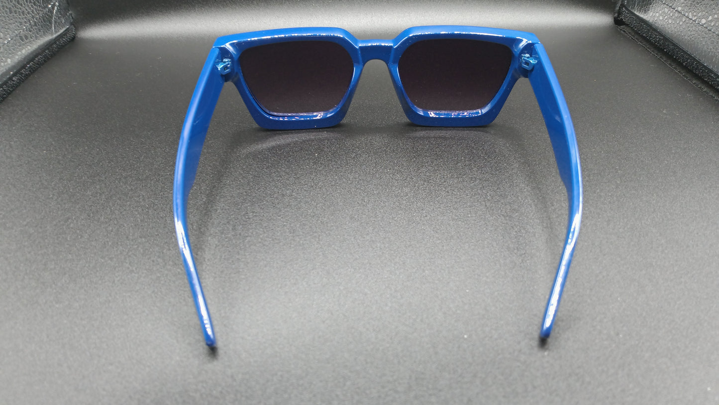 Throw Back Sunglasses Purple Lens 15 Template